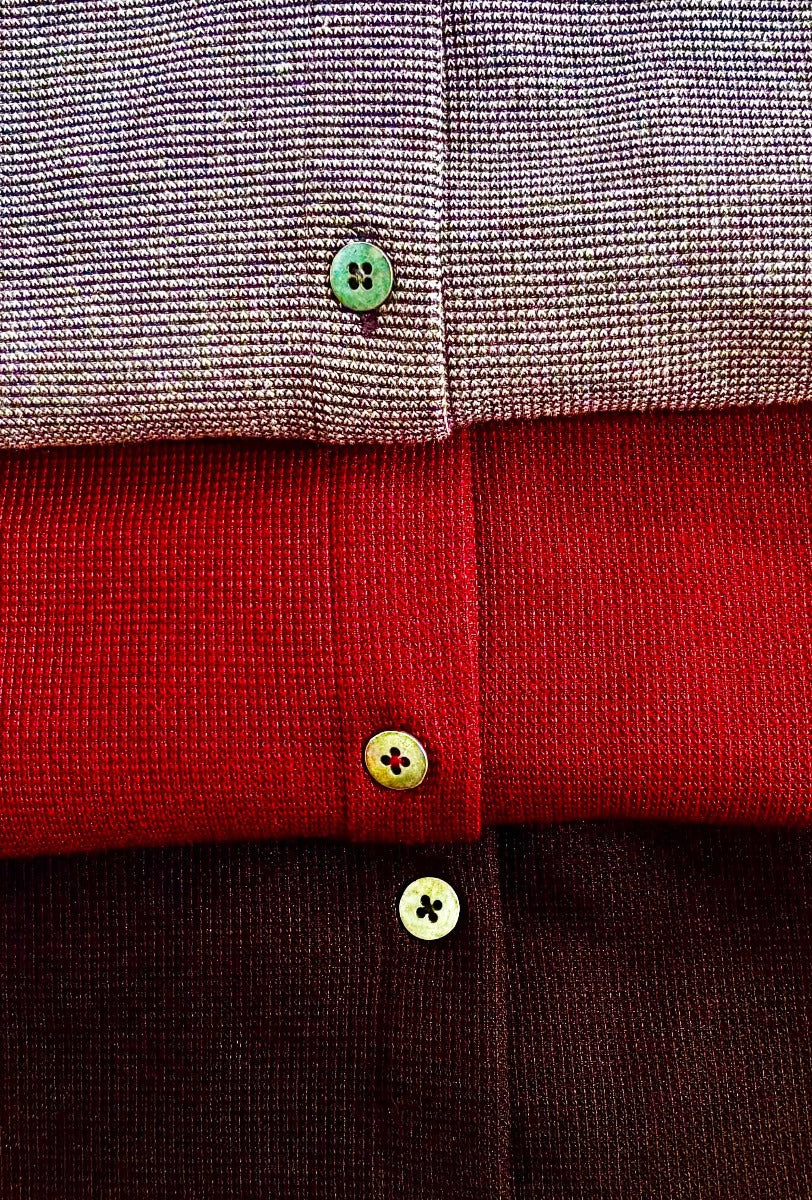 Knit Stand Collar Jacket