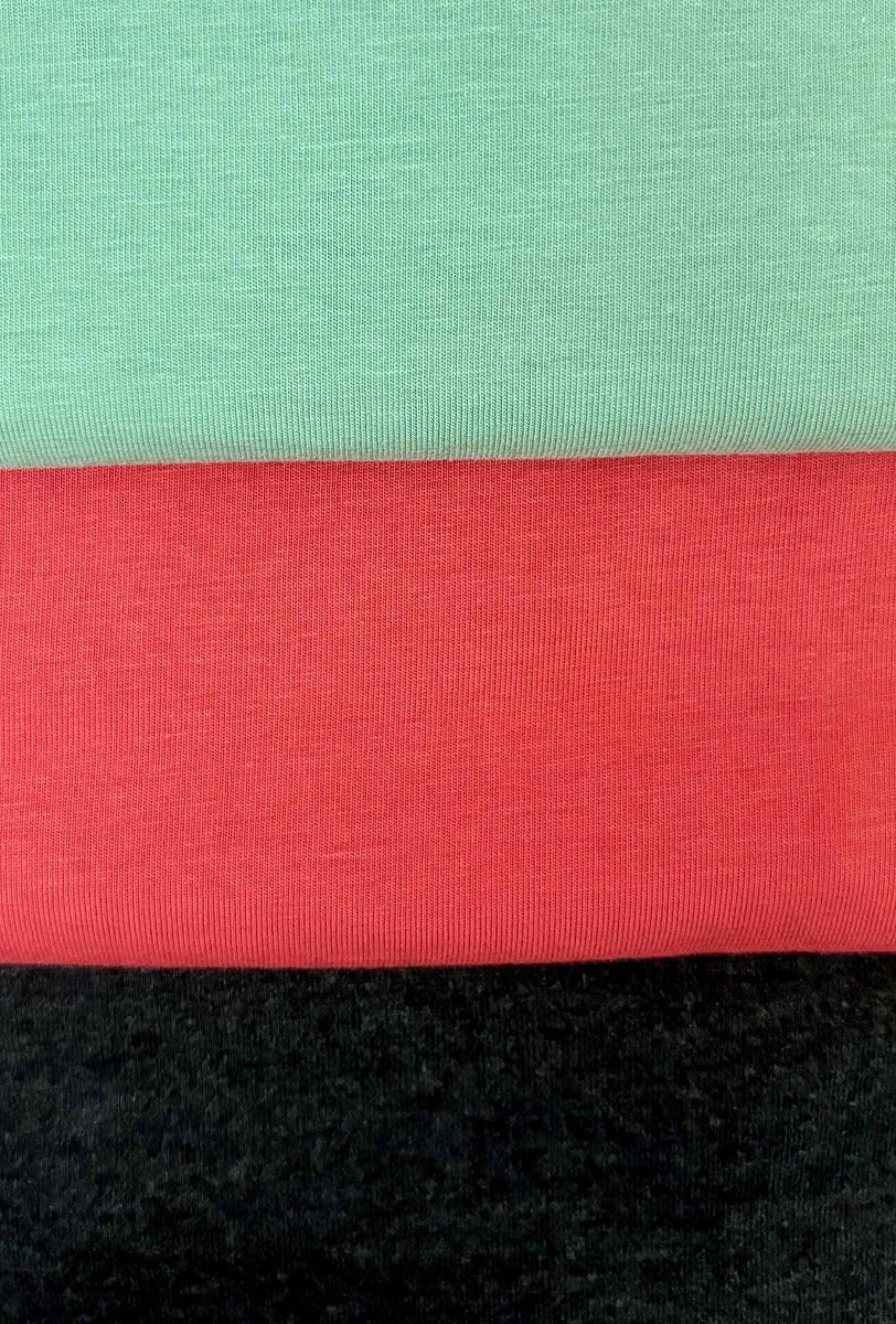 Knit Short Sleeves Boxy T-Shirt