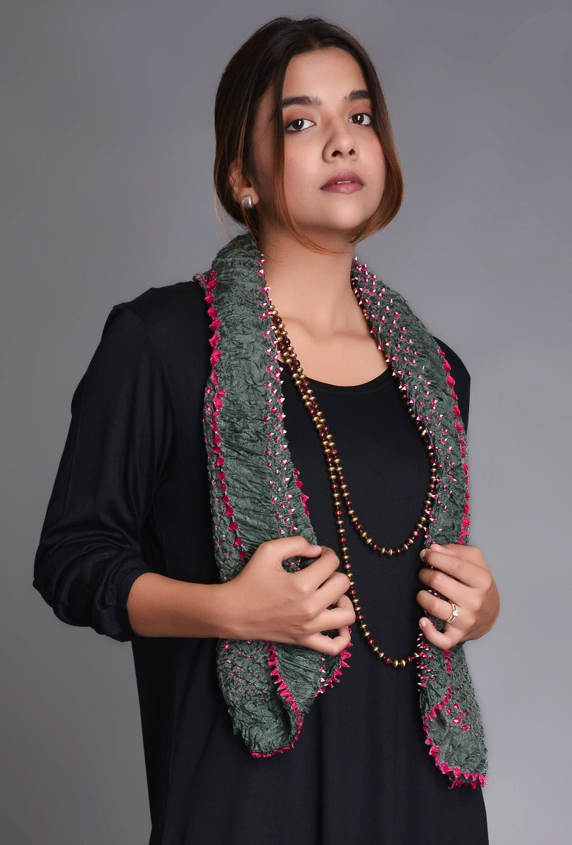 Black Knit Tunic Pants Ensemble