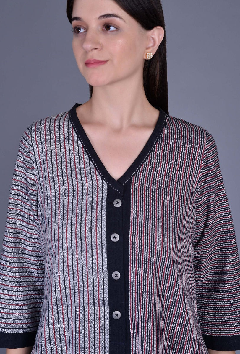 Front Open Bhujodi Dress