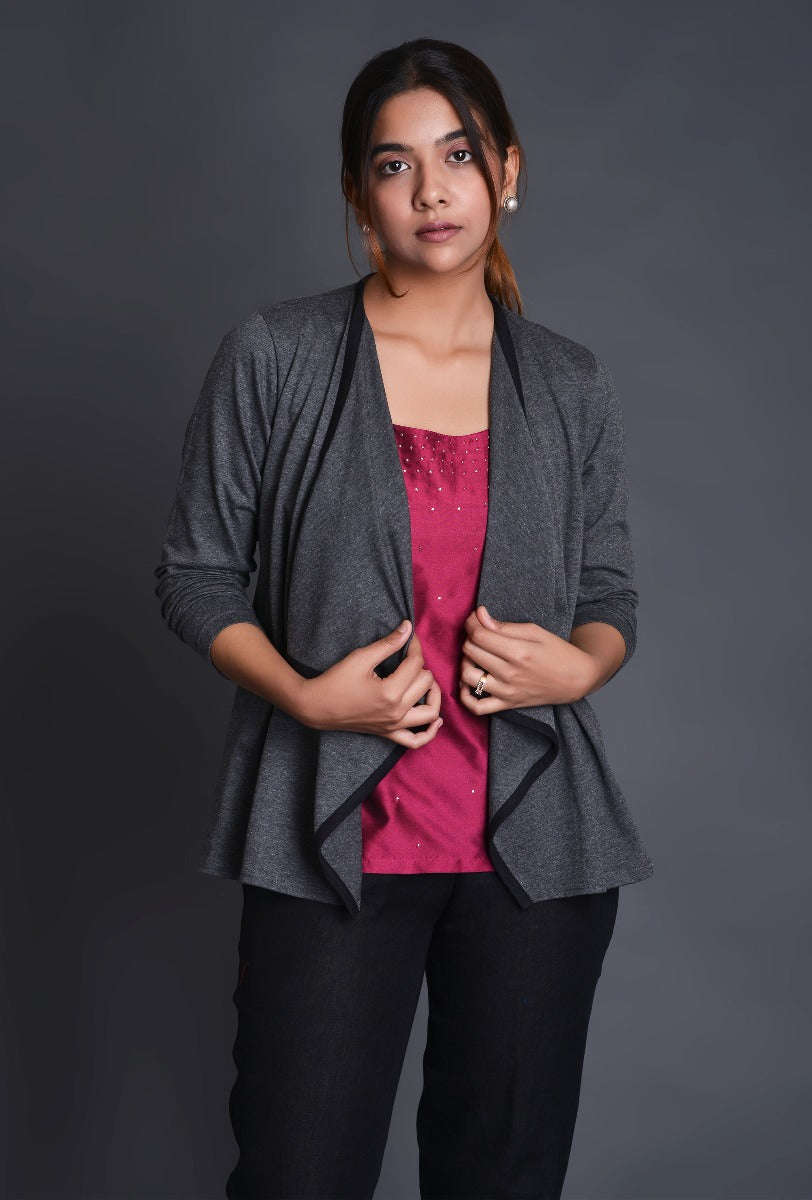 Magenta Silk Tank Top