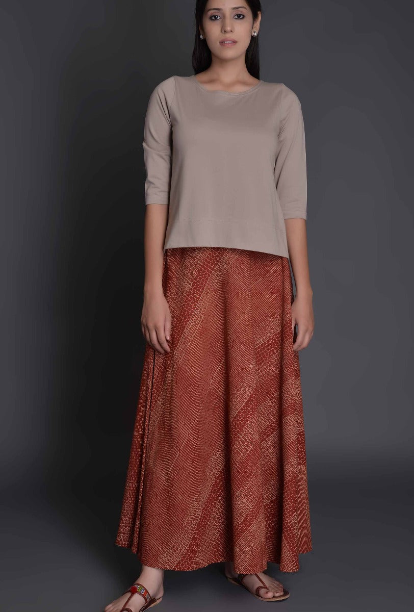 Block Printed Skirt