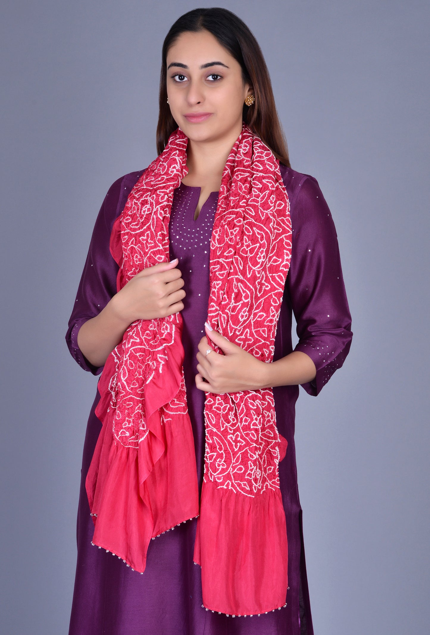 Chanderi Shibori Ensemble