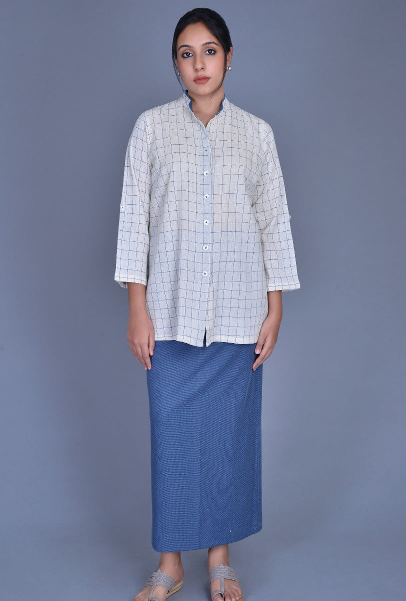 Off-white Checks Kala Cotton Shirt