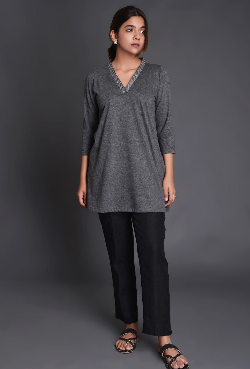 Knit Machine Line Kurti