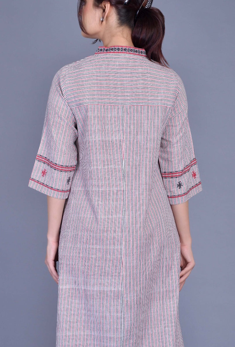 V Neck Bhujodi Dress