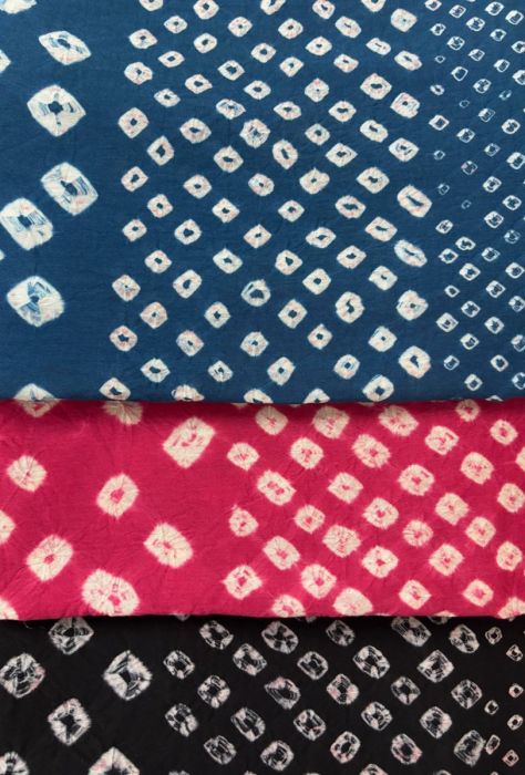 Chanderi Silk Bandhani Ensemble