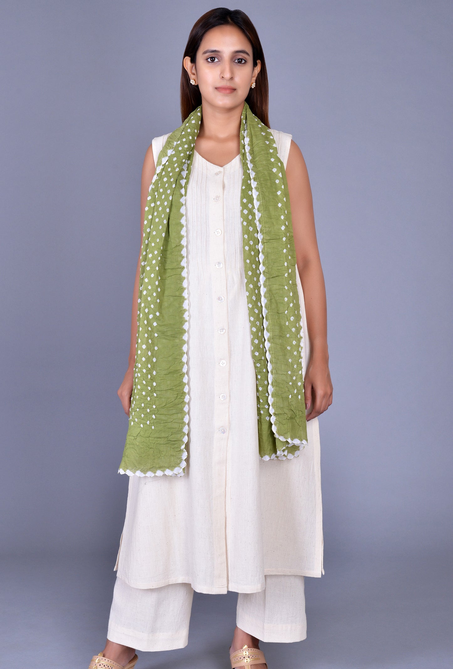 Off White Kala Cotton Ensemble