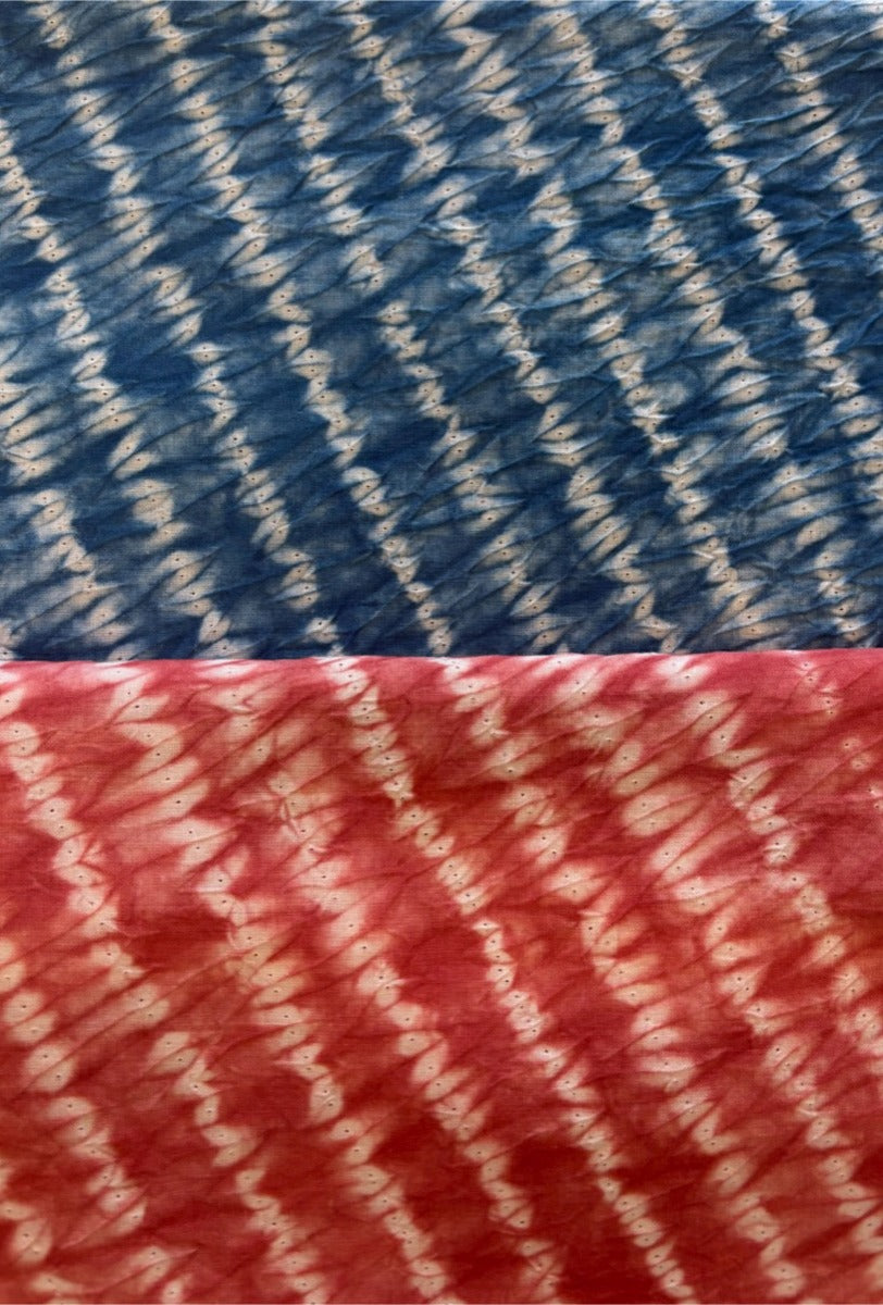 V Neck Shibori Dress