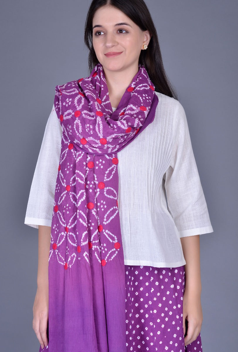 Cotton Bandhani Skirt