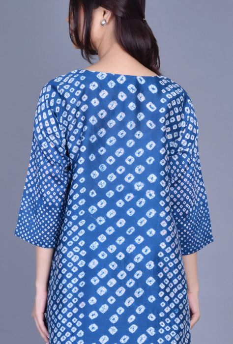 Chanderi Silk Bandhani Ensemble