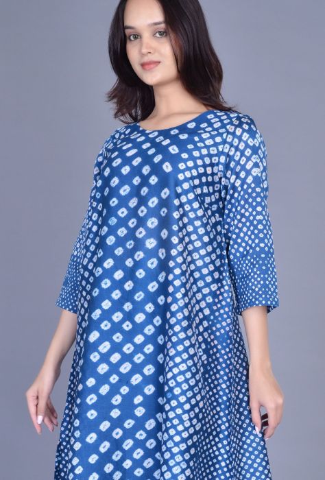 Chanderi Silk Bandhani Ensemble