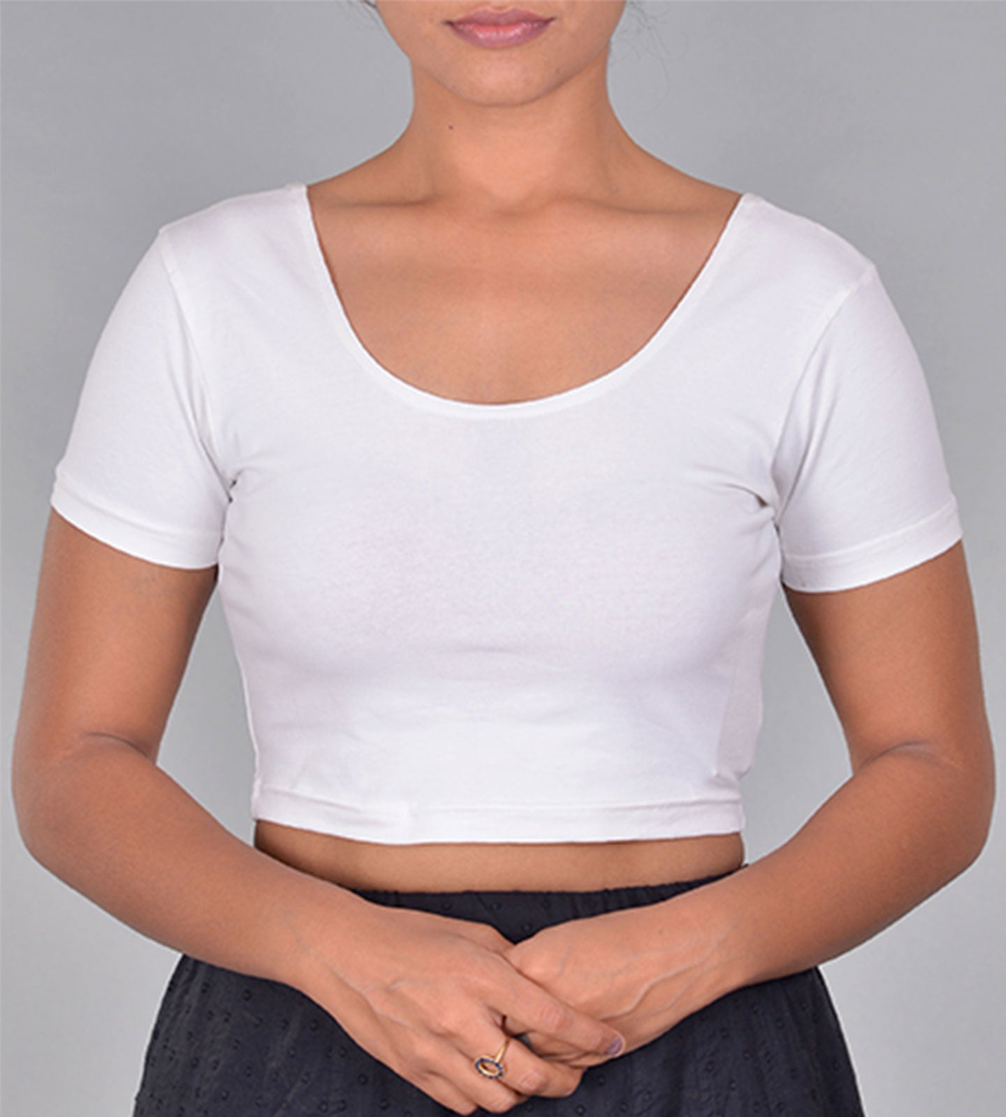 Knit Short Sleeve Choli