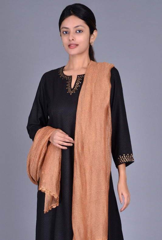 Copper Tissue Dupatta