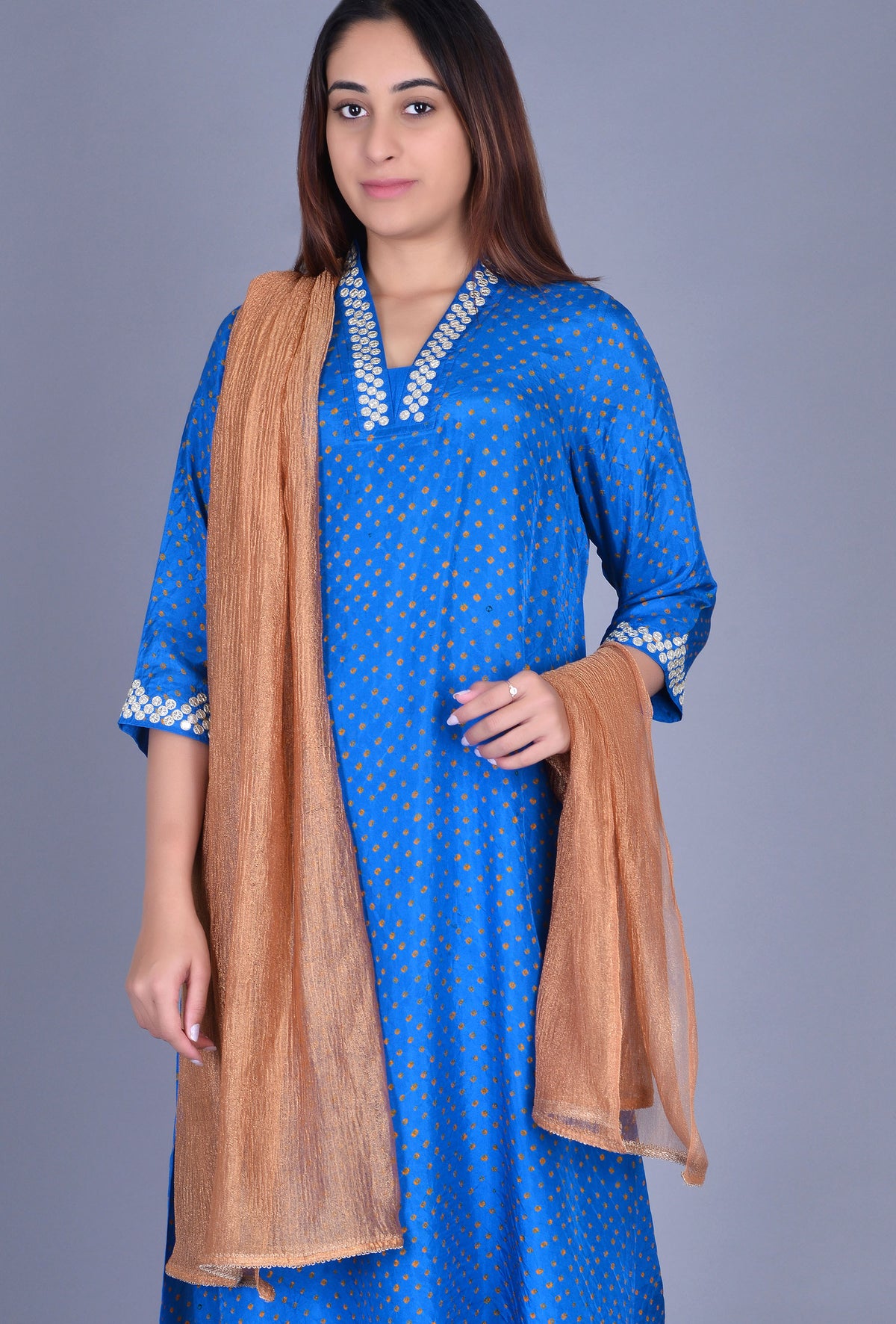 Golden Tissue Dupatta