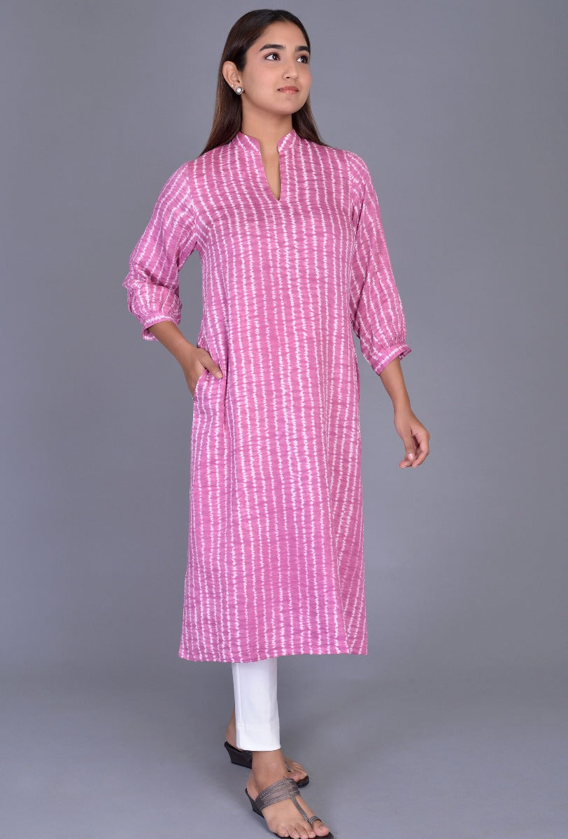 Cotton Satin Shibori Dress