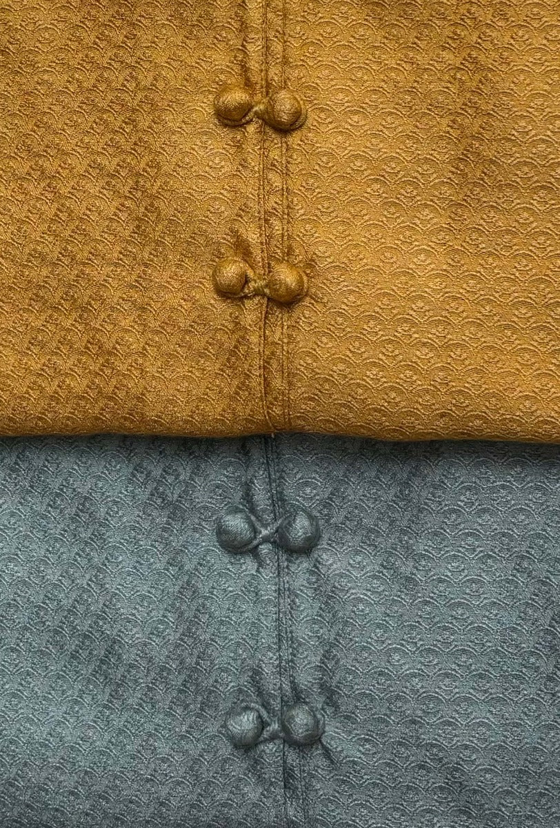 Silk Scoop Neck Kurta