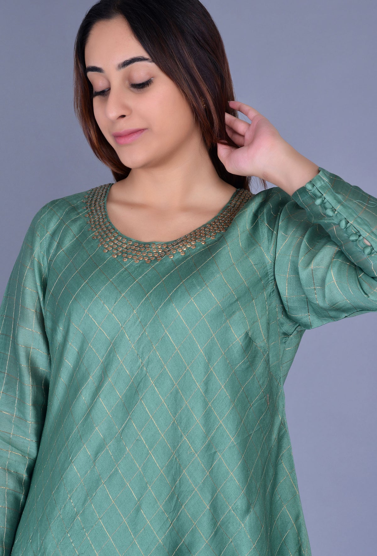 Sequin Chanderi Ensemble