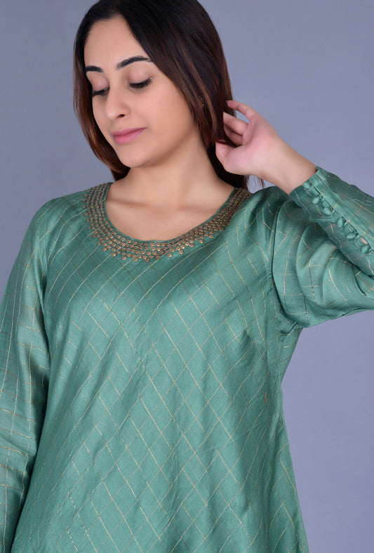 Sequin Chanderi Ensemble