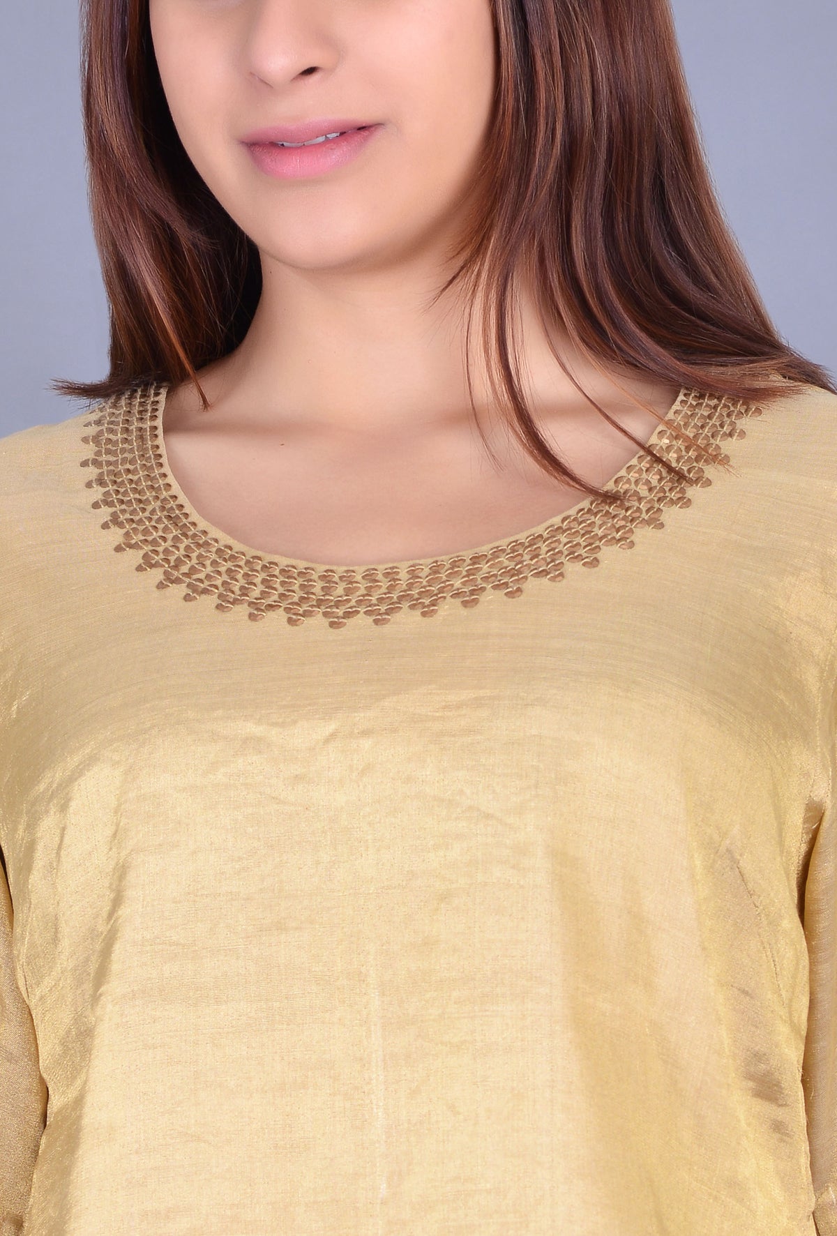Golden Tissue Blouse