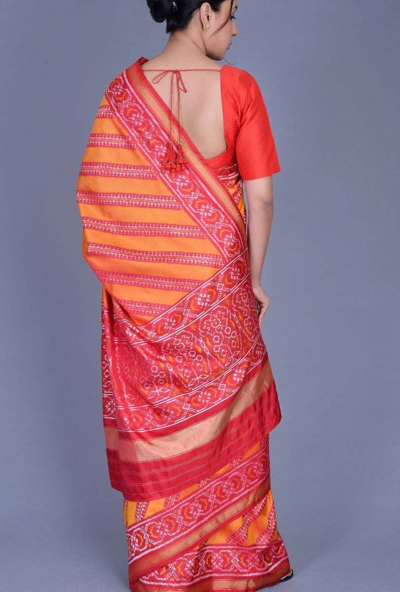 Mango Ikat Saree