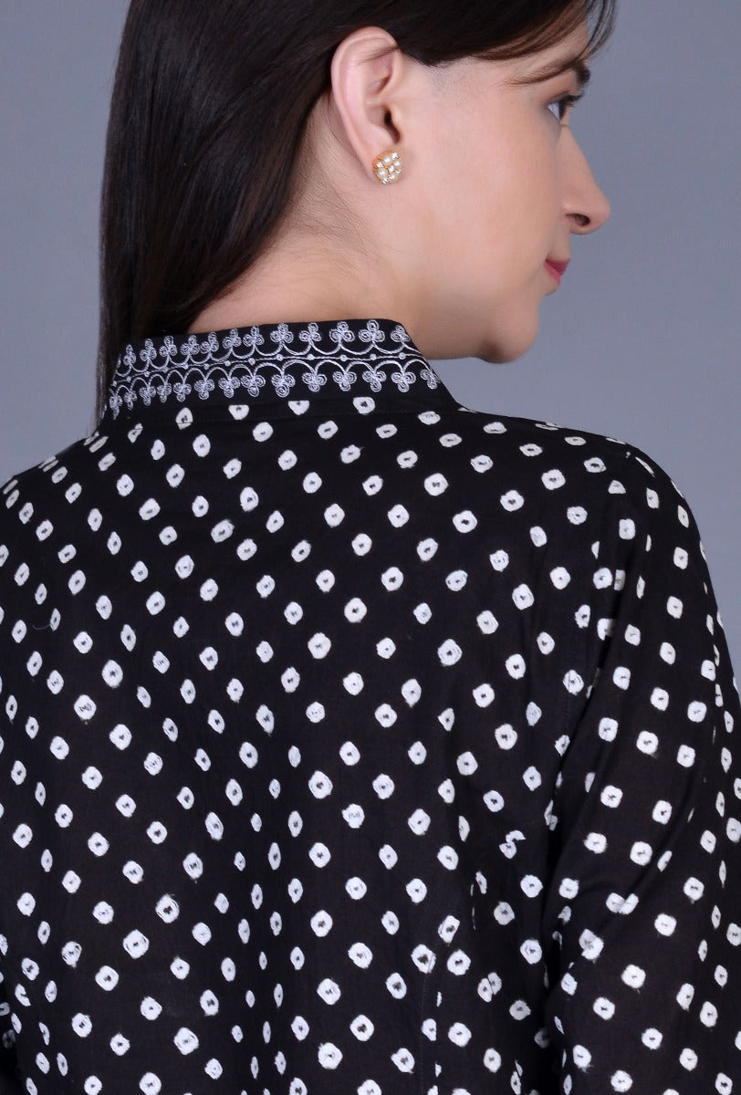 Cotton Bandhani Kurti