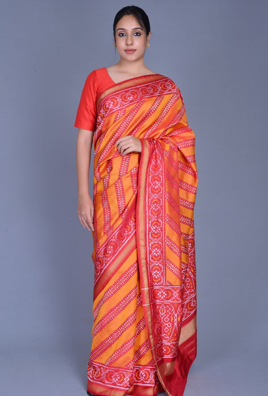 Mango Ikat Saree