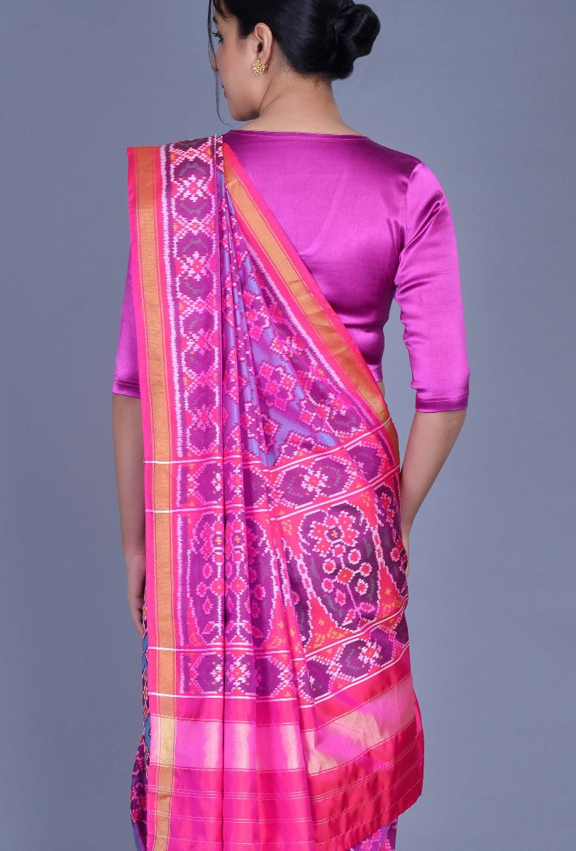 Mauve Patola Saree