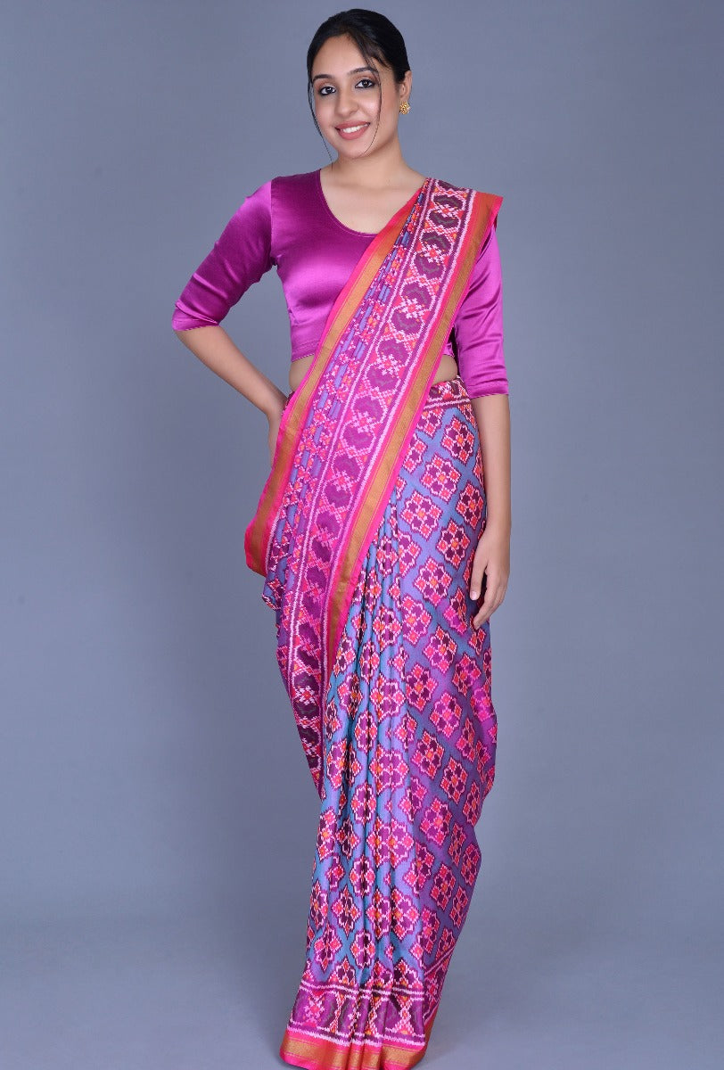 Mauve Patola Saree
