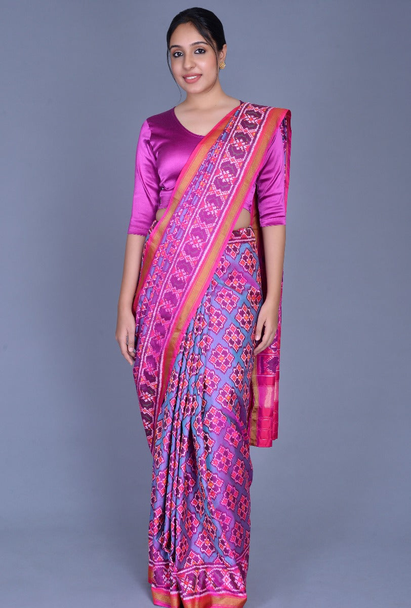 Mauve Patola Saree