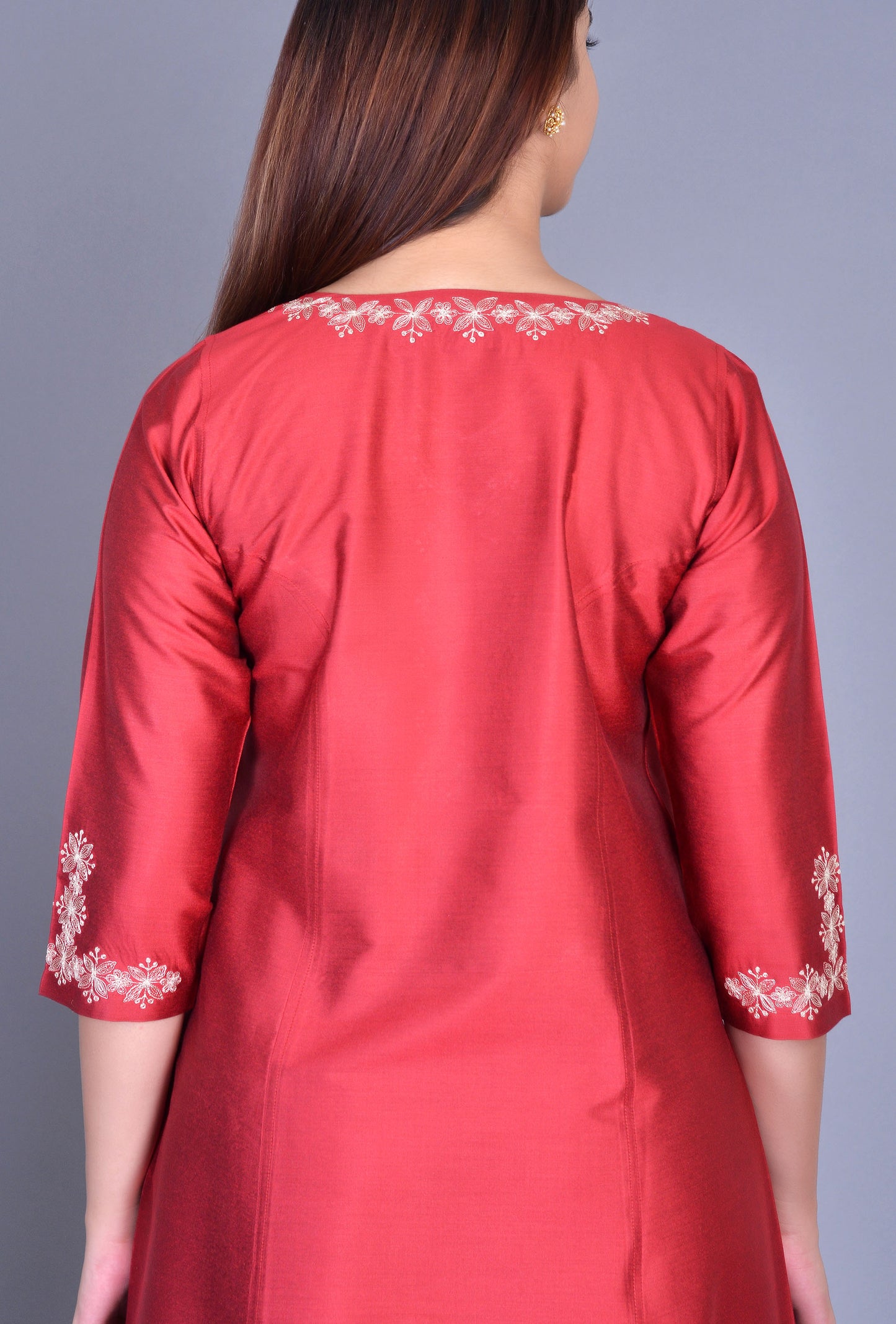 Red Silk Ensemble