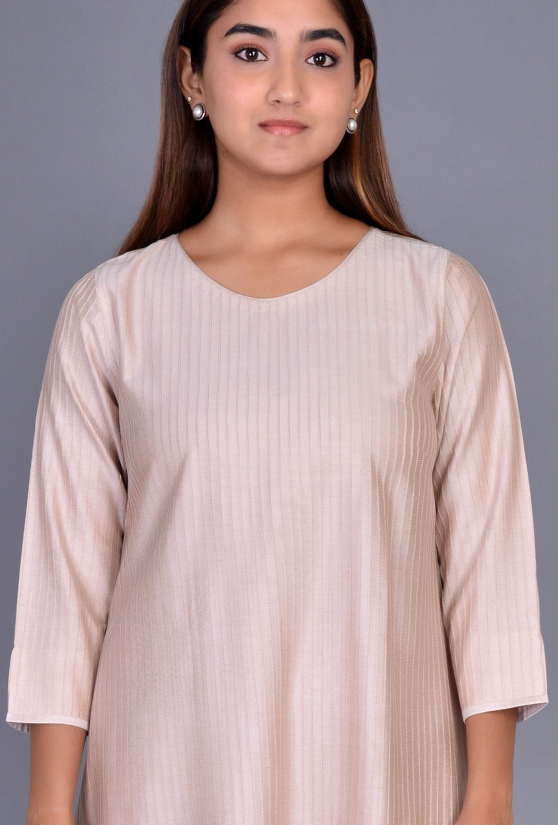 Cotton Silk Pintucks Ensemble