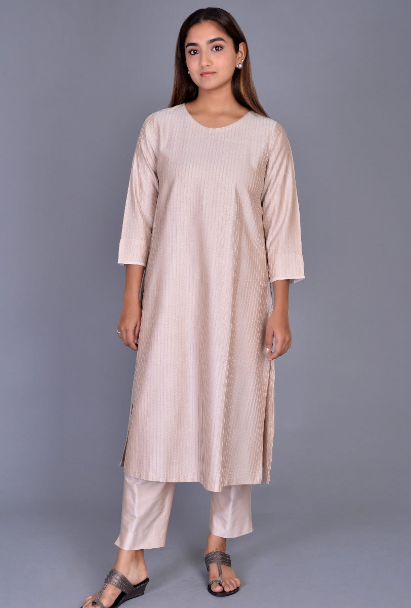 Cotton Silk Pintucks Ensemble