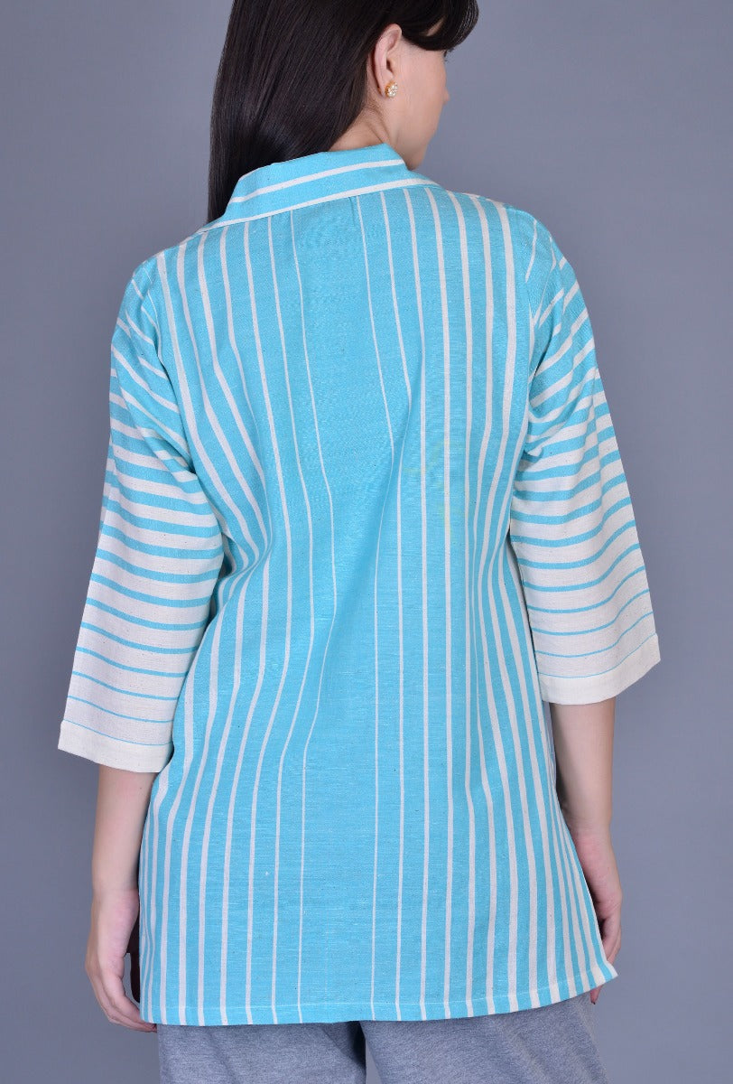 Blue Striped Shirt