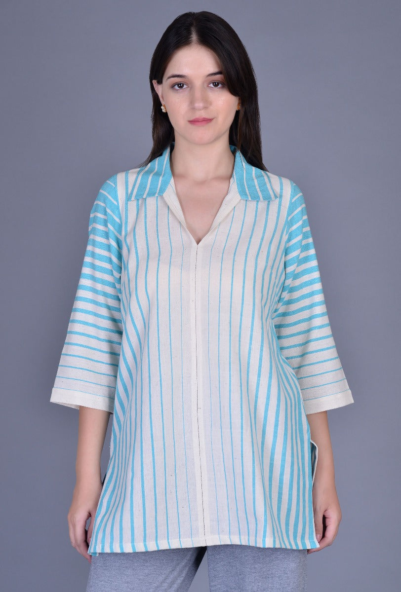 Blue Striped Shirt