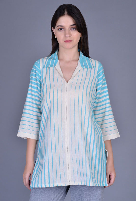 Blue Striped Shirt