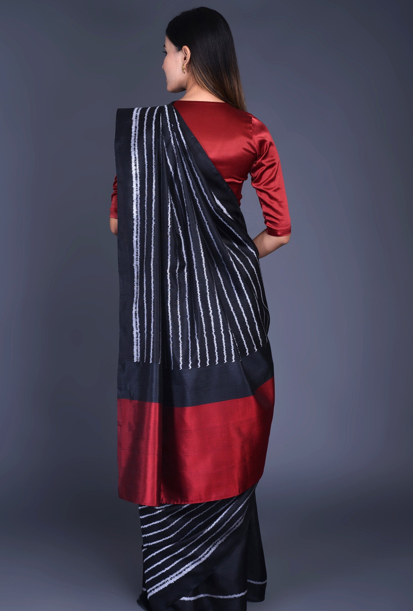 Black Silk Patola Saree