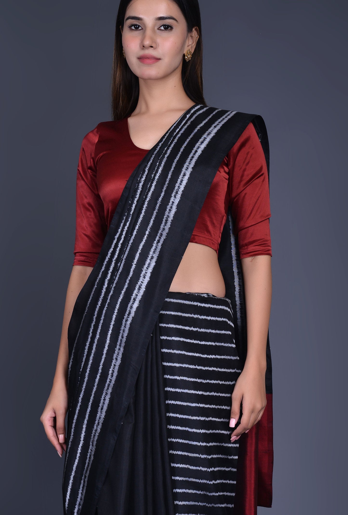 Black Silk Patola Saree