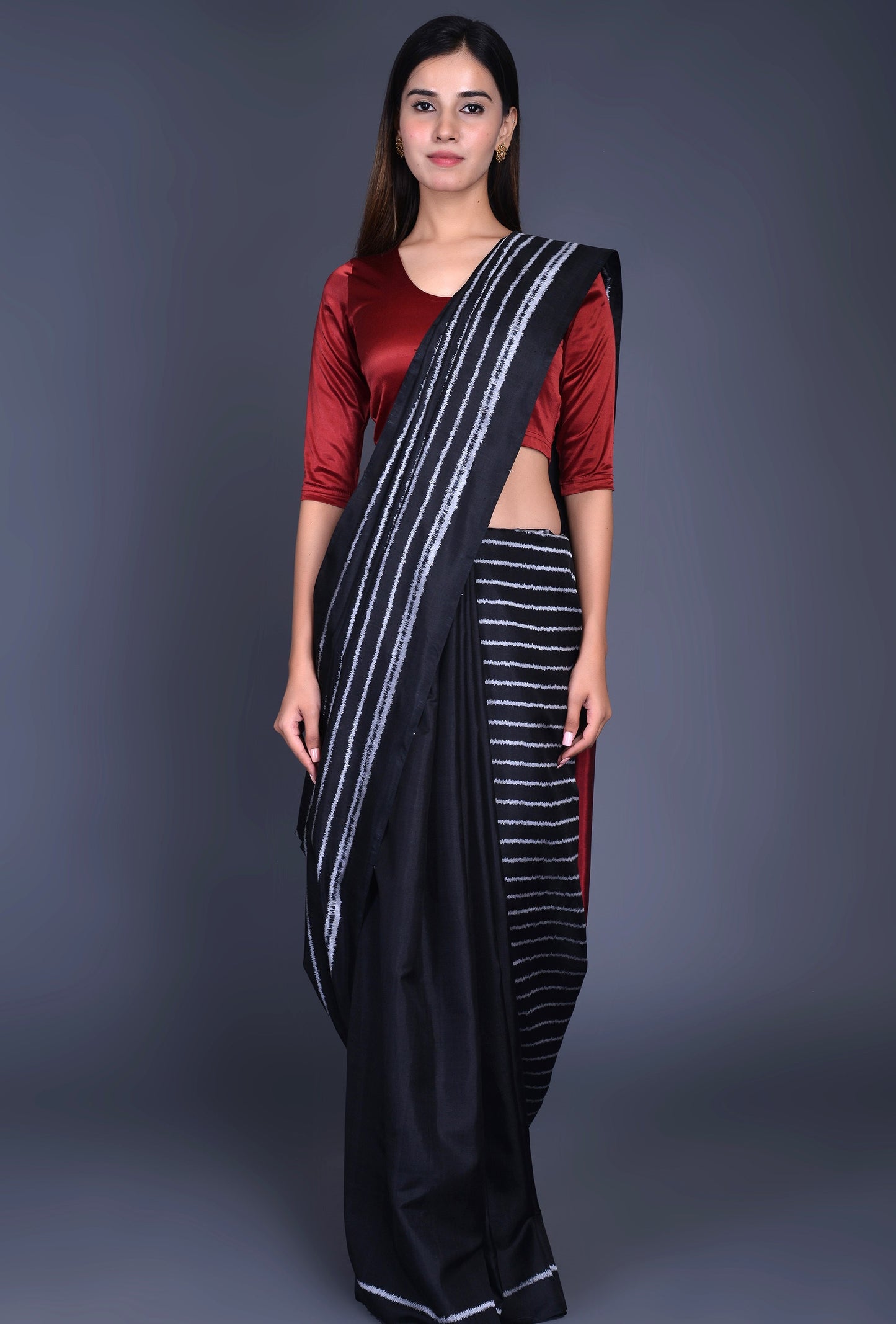 Black Silk Patola Saree