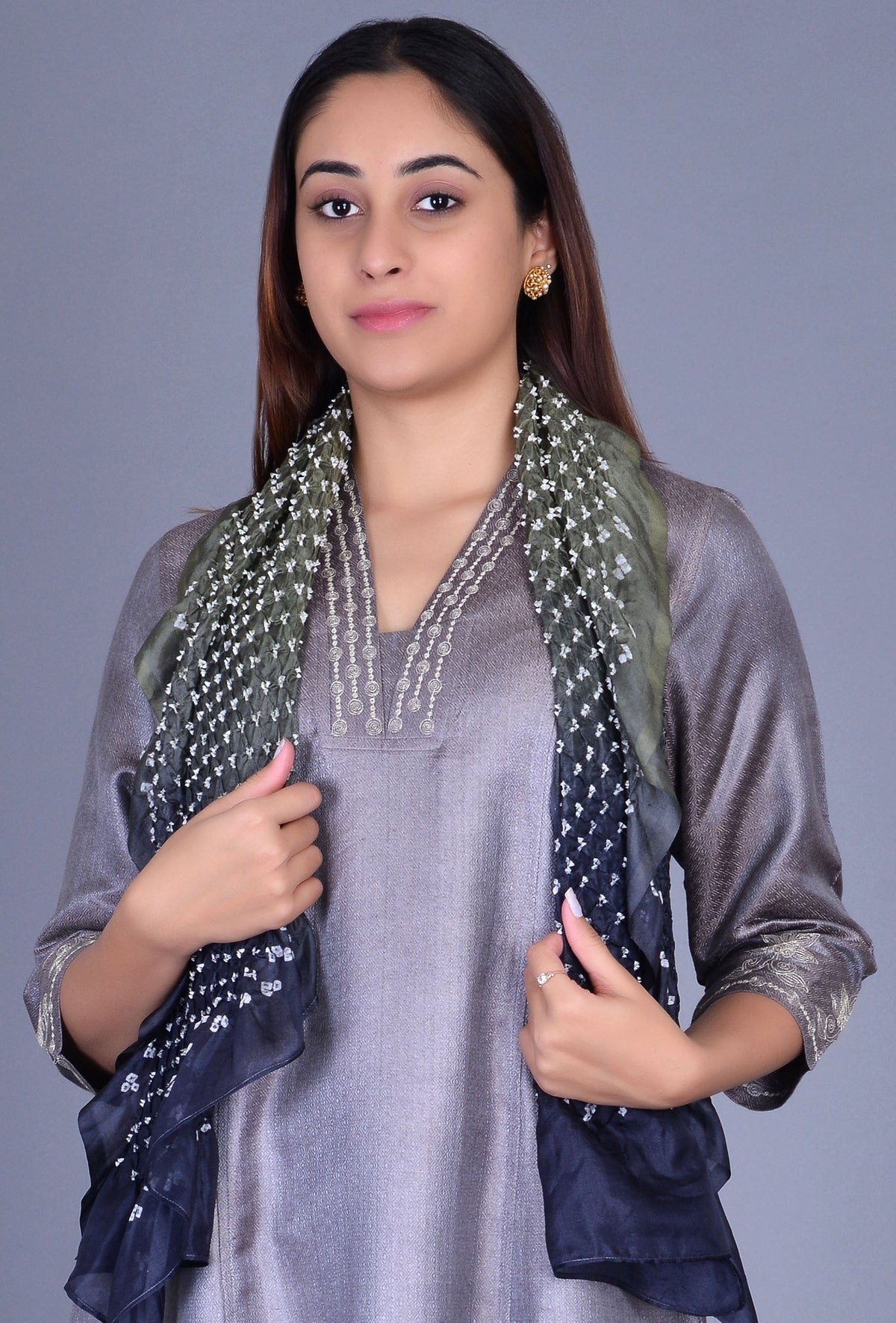 Self-textured Silk Kurta