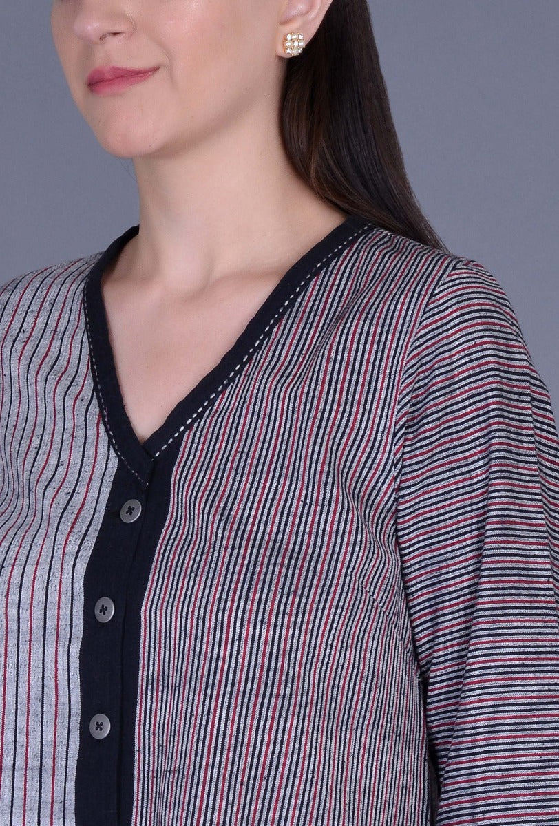 Front Open Bhujodi Dress