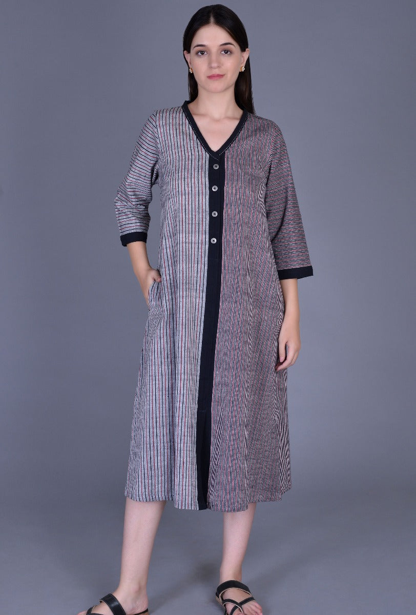 Front Open Bhujodi Dress