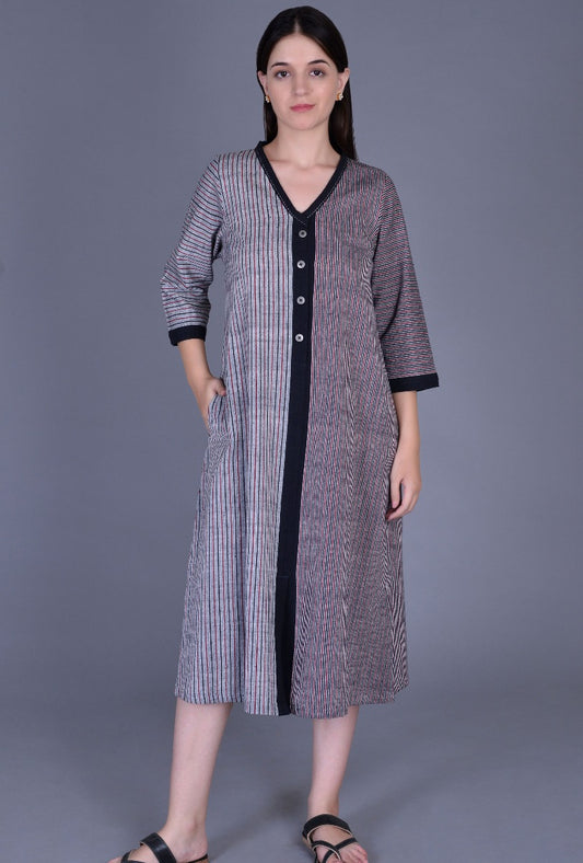 Front Open Bhujodi Dress