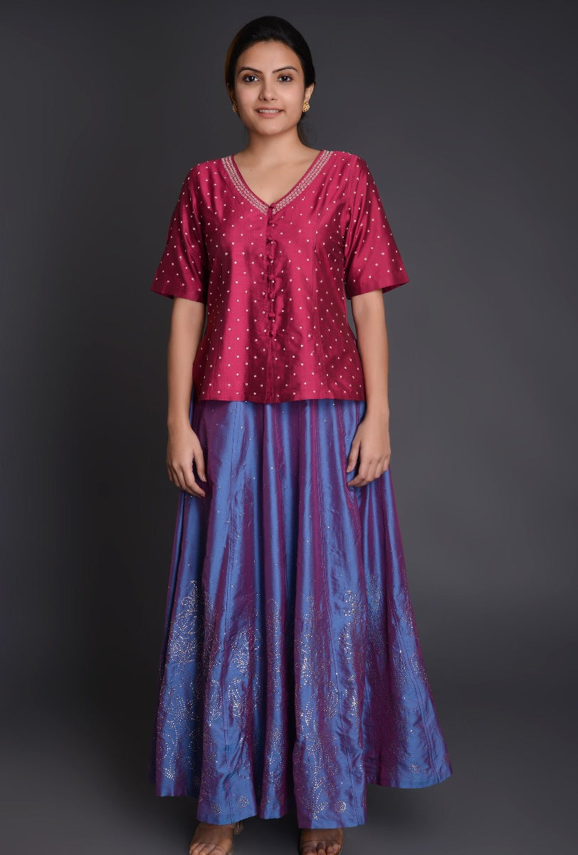 Silk Taar Work Blouse