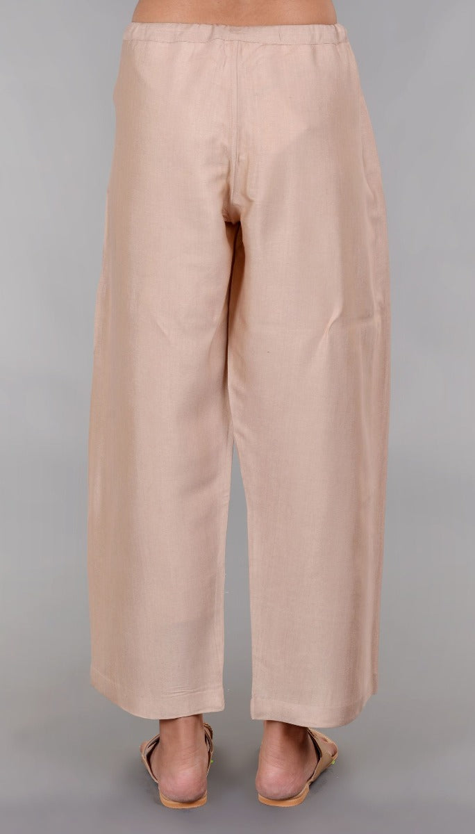 Silk On Fold Pants