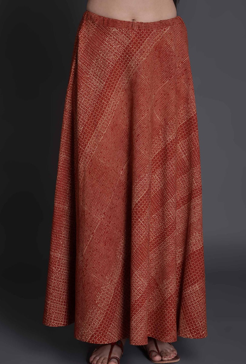 Block Printed Skirt