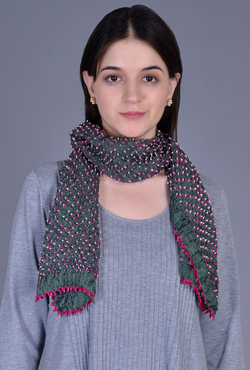 Knit Pintucks Choga Dress