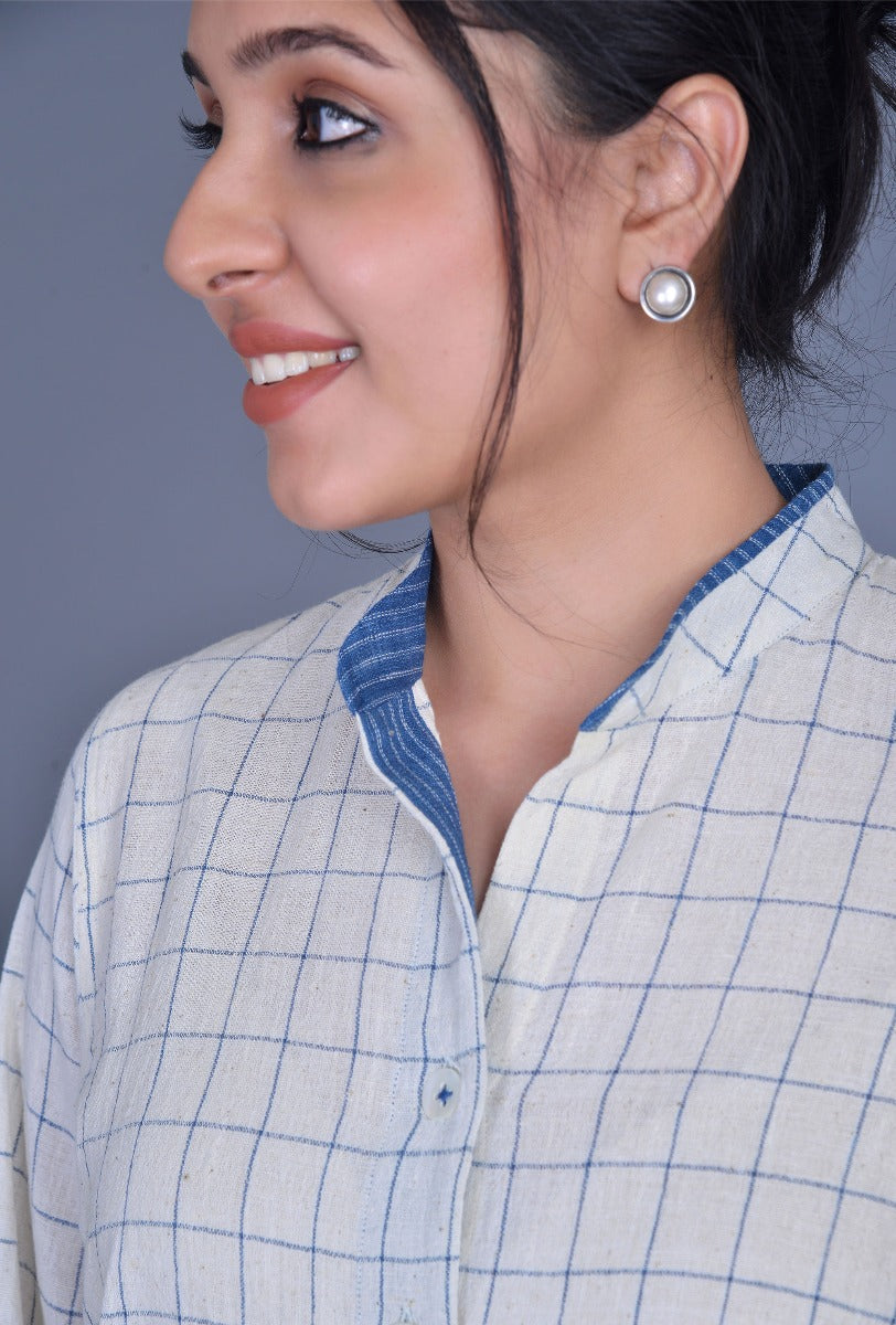 Off-white Checks Kala Cotton Shirt