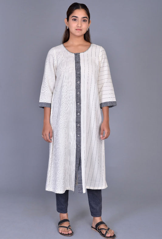 Striped Kala cotton Dress