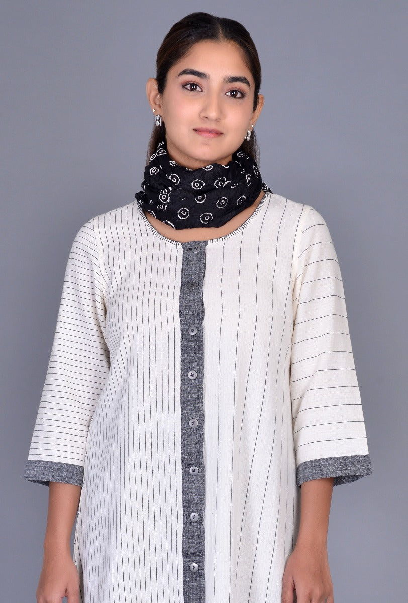 Striped Kala cotton Dress